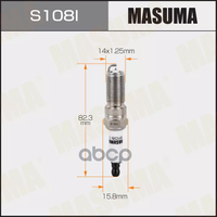 Свеча Зажигания Iridium Iridium (Ltr6ai-9) Masuma S108i Masuma арт. S108I