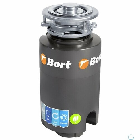 Bort Измельчитель пищевых отходов TITAN 4000 (Control) {Мощность л. с. 0,75 ; 560 Вт; 4,2 кг/мин; 3200 об/мин; 1400 мл B