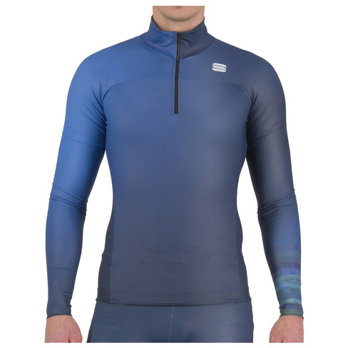 Куртка для беговых лыж Sportful Apex Jersey, цвет Galaxy Blue/Blue Denim
