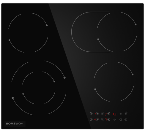 Электрическая варочная панель HOMSAIR HVC64SMDBK