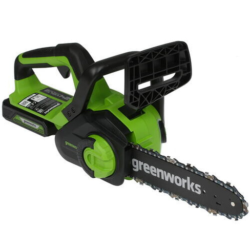 Цепная аккумуляторная пила Greenworks G24CS25K2