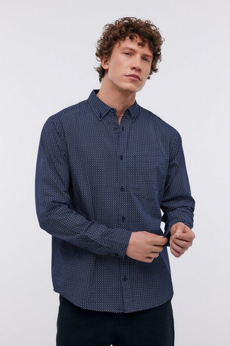 BAON Рубашка из хлопка с длинным рукавом (арт. BAON B6624014)