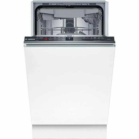 Встраиваемая посудомоечная машина Bosch SPV2HMX42E, узкая, 10 комплектов, 4 программы, защита от протечек, белая