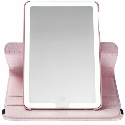 Зеркало косметическое - планшет CleverCare с LED подсветкой, цвет розовый Clever Care