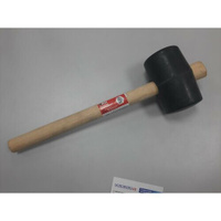 Киянка резиновая 580гр. с деревянной ручкой / Рихтовочный молоток РТИ-сервис