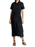 Платье-рубашка rag & bone с поясом и вышивкой jade, черный