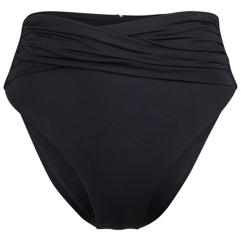 Низ бикини Seafolly Women's Collective High Waist Wrap Front Pant, черный