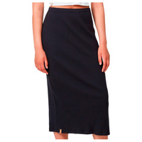 Юбка Tentree Women's Knit Rib Skirt, цвет Jet Black