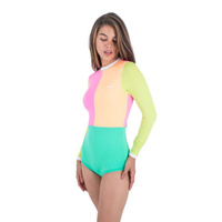 Купальник Hurley Around The Block Retro Swimsuit, Разноцветный