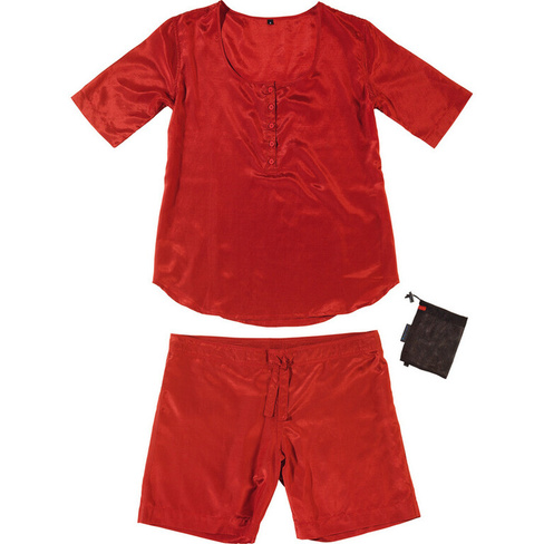 Женские рубашки и шорты для ночного сна Traveler's Tree, красный