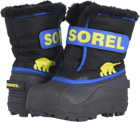 Зимние ботинки Snow Commander SOREL, цвет Black/Super Blue 1