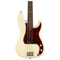 Бас-гитара Fender American Professional II Precision, олимпийский белый цвет с жестким футляром American Professional II