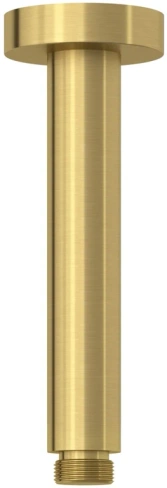 Кронштейн для верхнего душа Kludi A-QA 66515N0-00 150 мм, потолочный, золотой матовый
