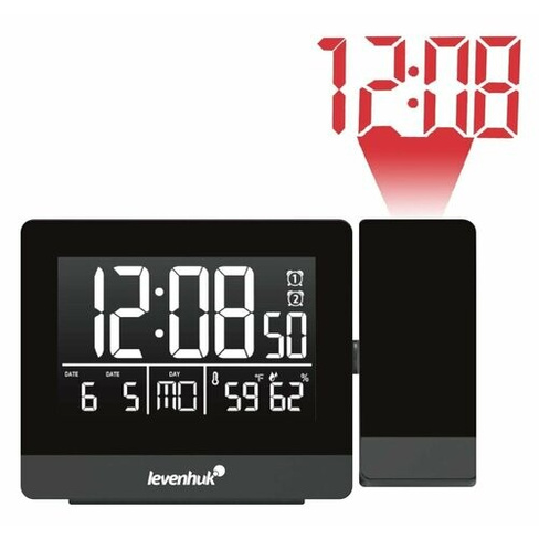 Часы-термометр Levenhuk Wezzer BASE L70 с проектором LEVENHUK