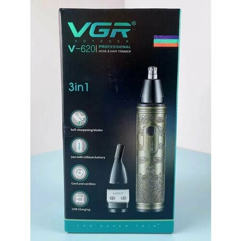 Триммер для волос, бороды и усов VGR V-620 Товары для жизни