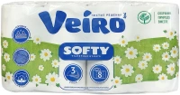 Бумага туалетная мягкая трехслойная Veiro Softy 8 рулонов в упаковке