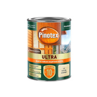 Лазурь PINOTEX ULTRA защитная влагостойкая для древесины база CLR 0,9л