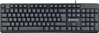 Клавиатура проводная Defender Daily HB-162, мембранная,104 кл., 12 (+FN) доп. клавиш, черный, USB, 1,8 м.