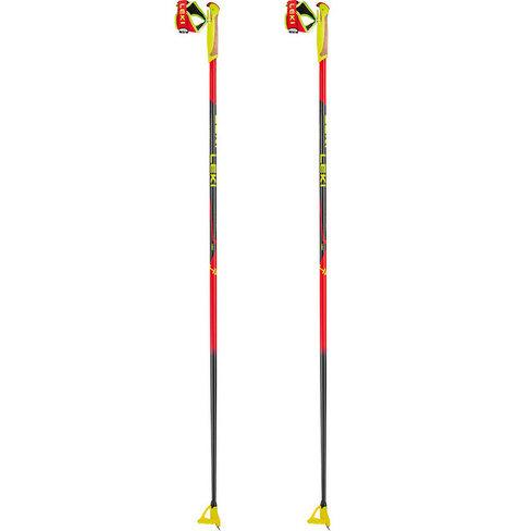 Детские палки для беговых лыж HRC Leki, красный