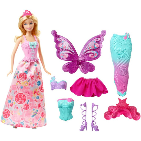 Набор Barbie игрушки принцессы русалки DHC39