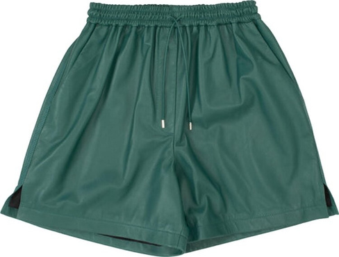 Шорты Loewe Elasticated Shorts 'Bottle Green', зеленый