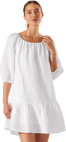 Многоярусное платье с открытыми плечами St. Lucia Tommy Bahama, белый