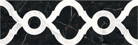 Бордюр для напольной плитки Фрагонар наборный черный ID92T 9,9*30*0,9 KERAMA MARAZZI