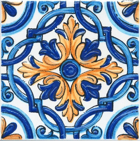 Декор керамический Капри майолика STG\A458\5232 20*20 KERAMA MARAZZI