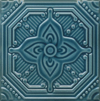 Декор керамический Салинас синий SSA002 15*15 KERAMA MARAZZI
