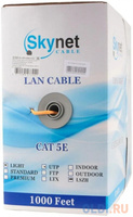 SkyNet Кабель Light UTP нг-LSZH 4x2x0,46, низкое дымовыделение, нулевое содержание галогенов, медный, FLUKE TEST, кат.5e