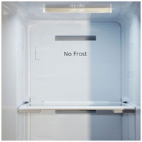 Холодильник Ginzzu NFK-462 стальной
