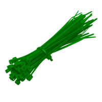 Стяжка кабельная Duwi 100x2,5 мм нейлоновая зеленая (25 шт.) (30222 3) Düwi