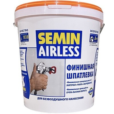 Шпатлевка SEMIN AIRLESS АИРЛЕСС КЛАССИК, оранжевая крышка