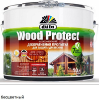 Пропитка для древесины Wood Protect бел. 10л