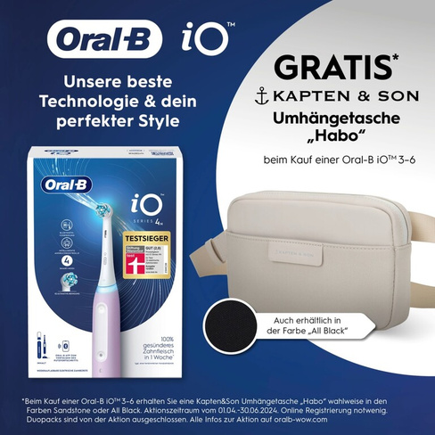 Электрическая зубная щетка iO Series 4 Lavender 1 шт. Oral-B