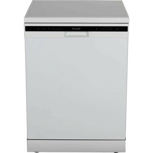 Посудомоечная машина WEISSGAUFF DW 6016 D, полноразмерная, напольная, 59.8см, загрузка 12 комплектов, белая [424448] Wei