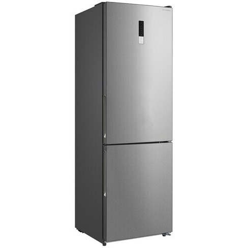 Холодильник Hyundai CC3595FIX 2-хкамерн. нержавеющая сталь (двухкамерный) HYUNDAI