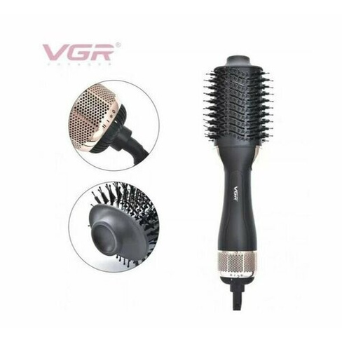 Фен-щетка для волос VGR Фен-щетка для волоc стайлер 2 в 1 ONE STEP VGR V-492 ONE STEP HAIR DRAIER & STYLER. Товар уценен