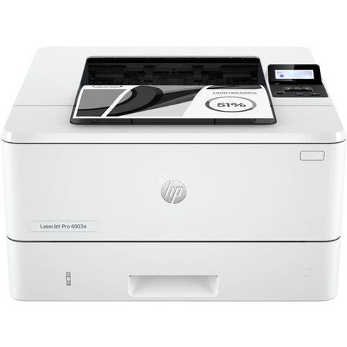 Принтер лазерный HP LaserJet Pro 4003N черно-белая печать, A4, цвет белый [2z611a]