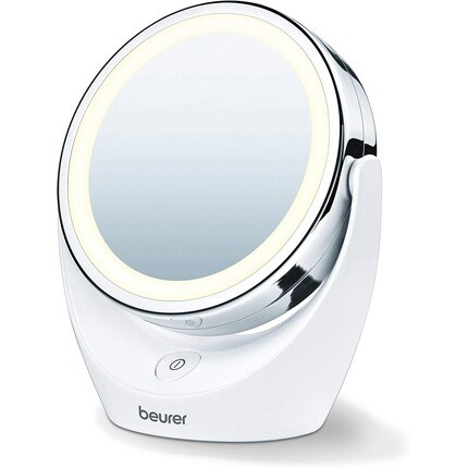 Bs49 Косметическое зеркало с подсветкой. Вращающееся зеркало для макияжа с нормальным и 5-кратным увеличением. Светодиод