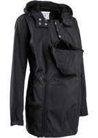 Куртка softshell для новорожденных/куртка для беременных регулируемая по ширине Bpc Bonprix Collection, черный