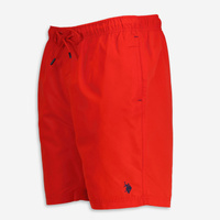Красные шорты для плавания с вышитым логотипом US Polo Assn