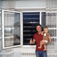Прозрачные решетки на окна (защита ребенка)
