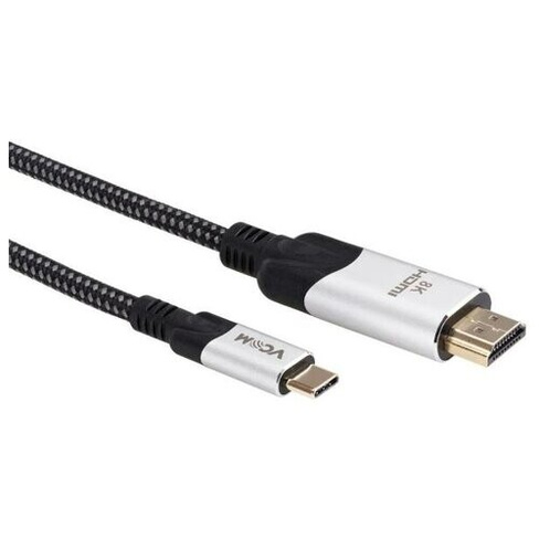 Кабель-адаптер USB 3.1 Type-Cm --> HDMI A(m) 8K@30Hz, 1.8m, Alumi Shell, VCOM VCOM Telecom