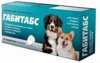 Габитабс (Габапентин) для собак средних и крупных пород 10 таблеток