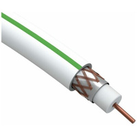 Коаксиальный кабель ЭРА SAT 703 B,75 Ом, Cu/, PVC, цвет белый Б0044614 16110255