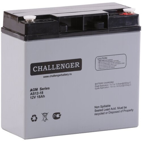 Аккумуляторная батарея Challenger АS12-18 12В 18 А·ч