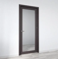 Межкомнатная дверь Melke 70 ПВХ прозрачная