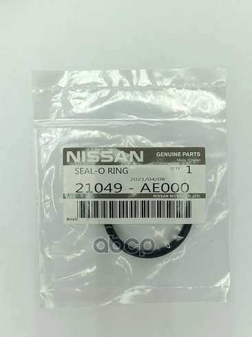 Кольцо Уплотнительное Nissan Murano (Z50), Pathfinder (R51), Qashqai (J10) NISSAN арт. 21049AE000