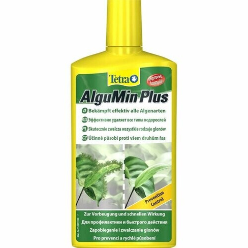 Tetra Algu Min Plus средство для борьбы с водорослями, 500 мл, 500 г